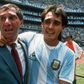 Argentinian World Cup coach Carlos Bilardo (L, pictured 1986) was hospitalized after testing positive for the coronavirus, despite being asymptomatic -- his brother says the diagnosis was wrong