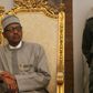 Nigerian president Muhammadu Buhari (pictured February 2020) reportedly the head of the African Development Bank that the country "will stand solidly behind" him in his bid to remain at the helm of the bank