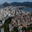 The Pavao-Pavaozinho favela surrounded by the neighborhoods of Copacabana, Ipanema and Lagoa in Rio de Janeiro state, Brazil, on May 22, 2020