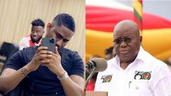 Ibrah One and President Nana Akufo-Addo