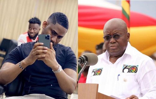 Ibrah One and President Nana Akufo-Addo