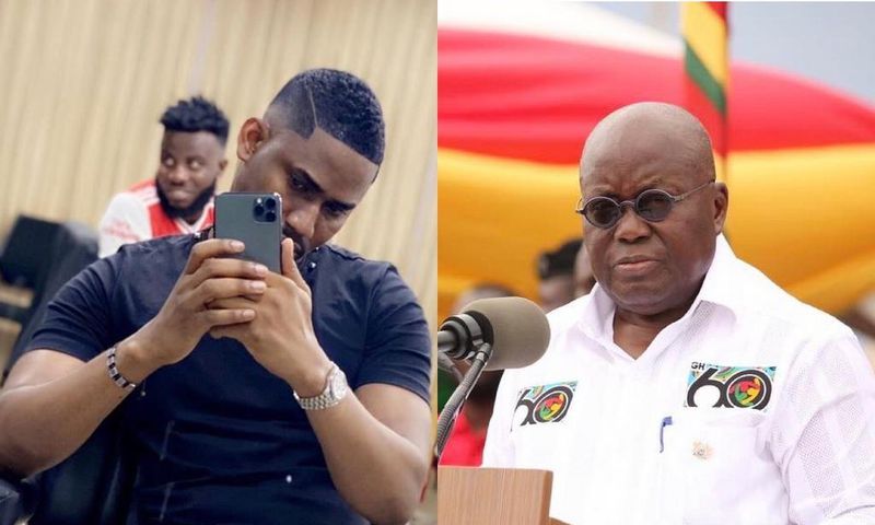 Ibrah One and President Nana Akufo-Addo