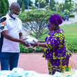 Kennedy Agyepong donates face masks to the presidency