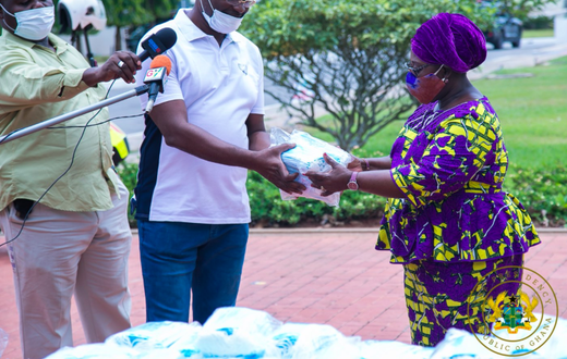 Kennedy Agyepong donates face masks to the presidency