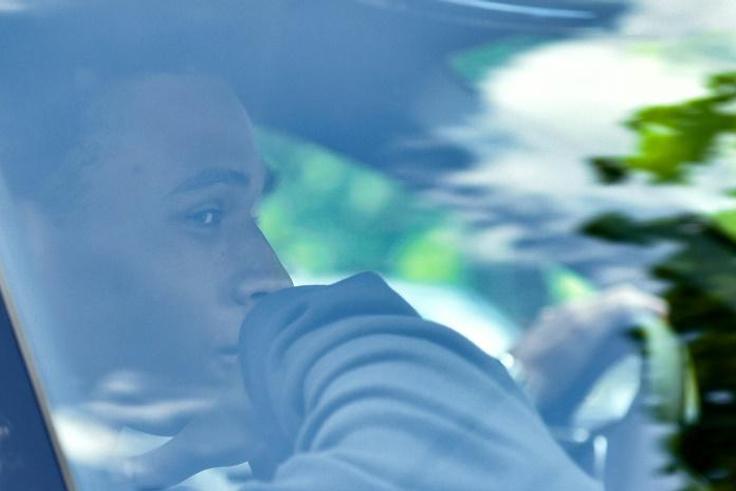 Leroy Sane on his way to signing for Bayern Munich, which was confirmed Friday