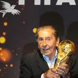 Uruguayan former footballer Alcides Ghiggia, pictured with the World Cup trophy in 2014, scored the goal that won the 1950 World Cup and sparked the 'Maracanazo' trauma that took Brazil decades to overcome