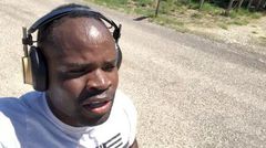 Video: Ghanaian Olympian Akwasi Frimpong runs 2.23 + miles in honor of Ahmaud Arbery, May 8, 2020