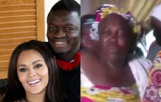 Sulley Muntari, wife Menaye and mother Hajia Kande (1)