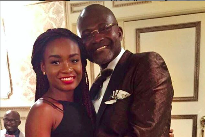 Kennedy Agyapong and daughter Anell