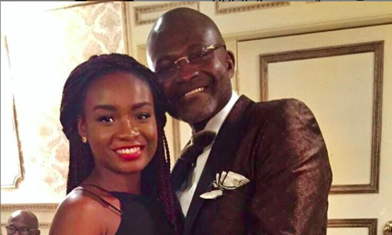 Kennedy Agyapong and daughter Anell