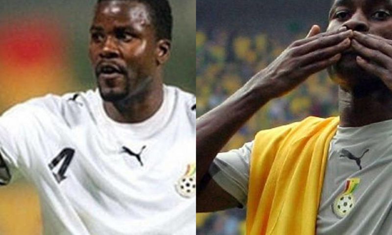 Sammy Kuffour and Derek Boateng