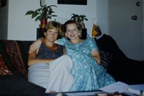 Cornelia Rau with her sister Chris in happier times.