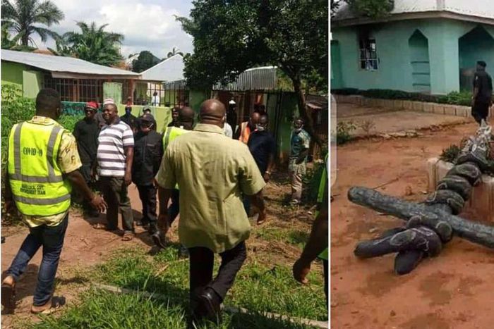 Church of Satan demolished and founder arrested (photos)