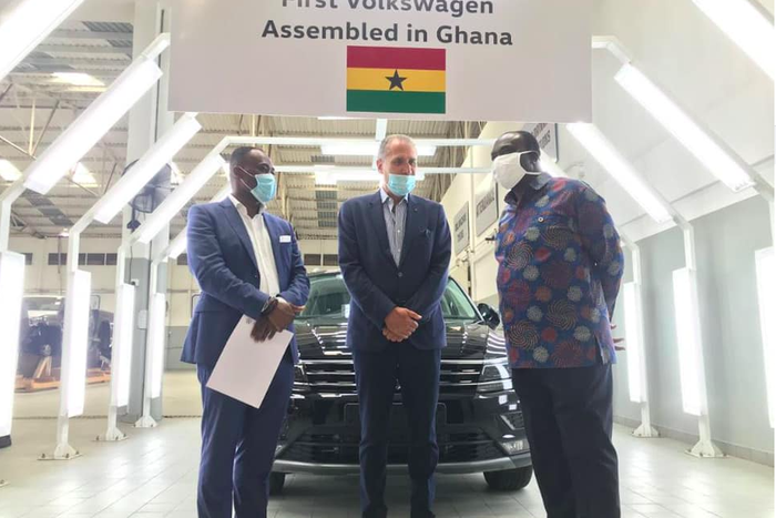 Minister for Trade & Industry pays working visit to VW Ghana assembly facility in Accra