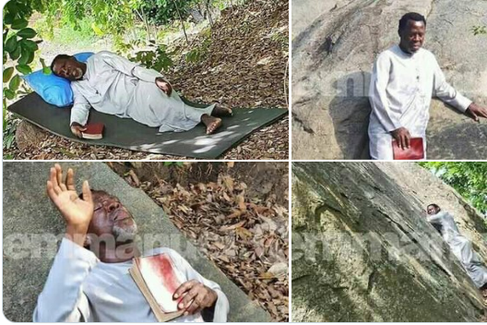 TB Joshua fasts and prays on the mountain,"refuses to eat until COVID-19 is defeated"