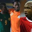 Samuel Eto'o, Didier Drogba and Diouf