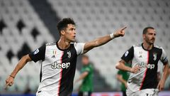 Two of a kind: Cristiano Ronaldo celebrates