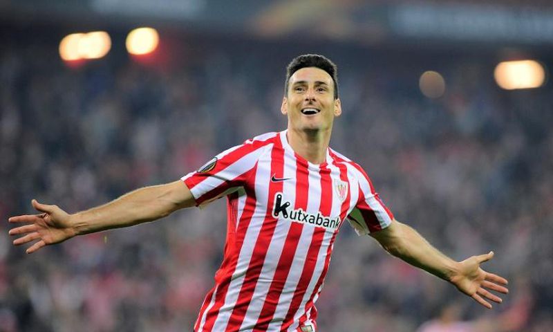 Forward Aritz Aduriz was a hero at 
Athletic Club de Bilbao's San Mames stadium