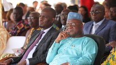 Minority Leader in Parliament; Haruna Iddrisu and Majority Leader in Parliament; Osei Kyei Mensah Bonsu