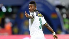 Asamoah Gyan and the number 3 jersey