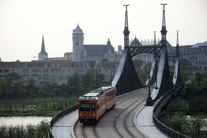 Huawei's growing 'European village' in houses 25,000 staff and has several train stations named after European cities such as Paris and Bologna