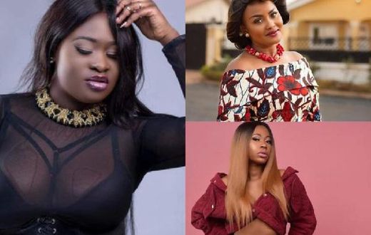 Freda Rhymz and Sista Afia with McBrown