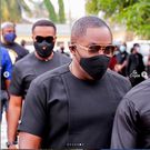 Despite media group arrival at the funeral of Kwadwo Wiafe