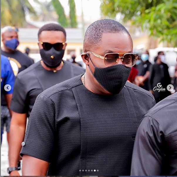 Despite media group arrival at the funeral of Kwadwo Wiafe