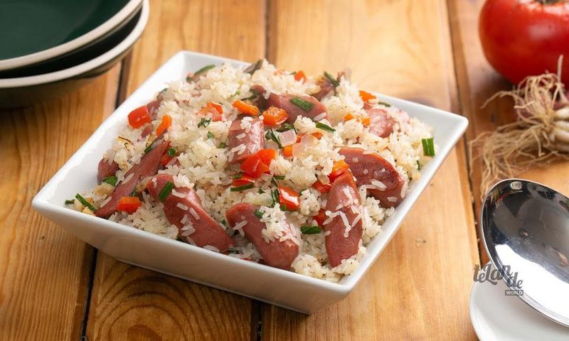 Chicken sausage rice
