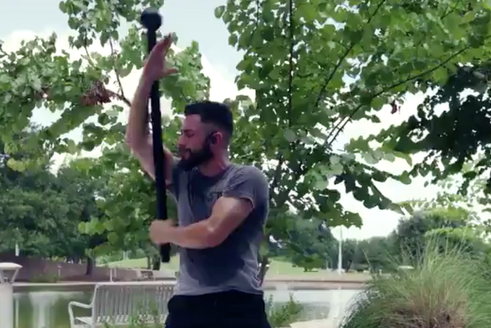Try This Steel Mace Flow Workout