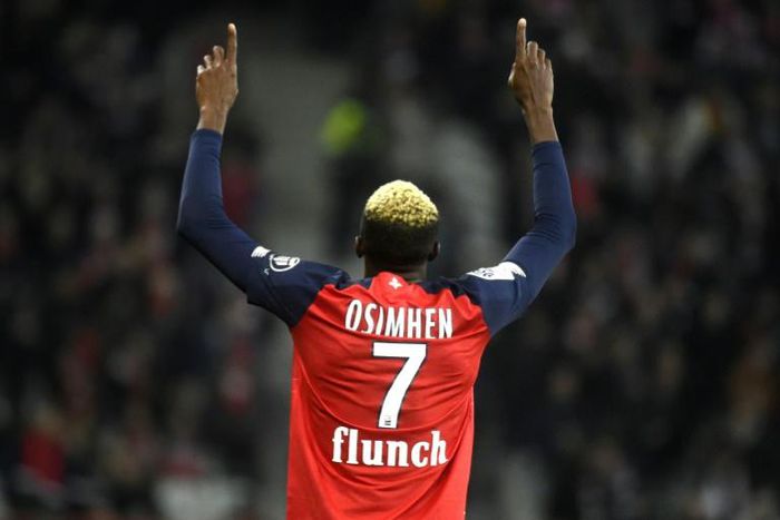 Victor Osimhen was named Ligue 1's best African players in the curtailed 2019-20 season