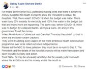 Gabby's Facebook post