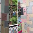Check out these hundreds of iPhone 6 used as decorative tiles for a fence wall (video)
