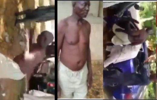 Police catch fetish priest red-handed attempting to kill little girl for rituals (video)