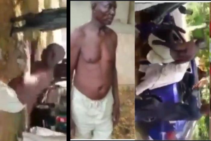 Police catch fetish priest red-handed attempting to kill little girl for rituals (video)