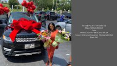 The insurance on Nana Aba’s gifted Range Rover is for a Nissan Rogue; error from the NIC?