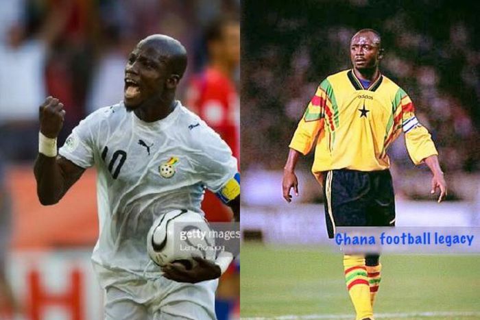 Stephen Appiah and Abedi pele