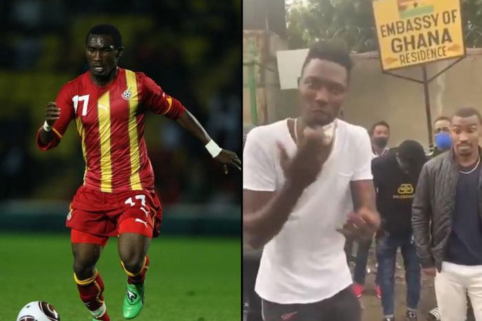 Lee Addy and Ghanaian players stranded