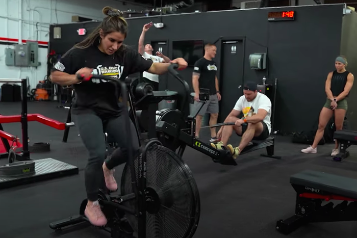 Powerlifters Try U.S. Army Warrior Fitness Workout