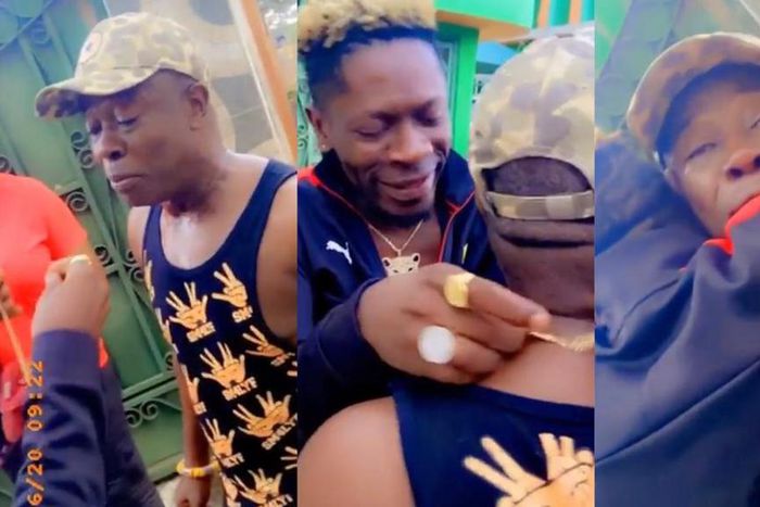 Shatta Wale and his father