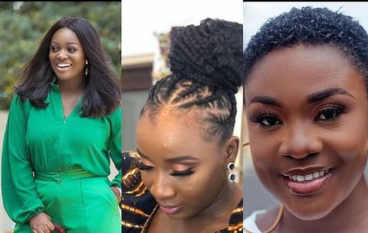 How Ghanaian female celebrities are styling their hair in this coronavirus season