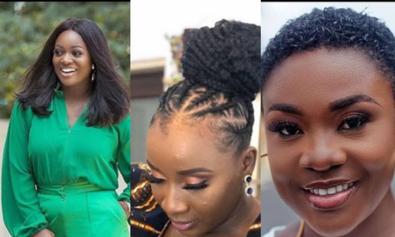 How Ghanaian female celebrities are styling their hair in this coronavirus season