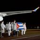 Cuban medial workers at the Waterkloof Air Force Base in Pretoria on April 27, 2020 to support coronavirus efforts in a photo released by the South African government