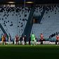 Players held a minute of silence for coronavirus victims prior to the Italian Cup semi-final second leg between Juventus vs AC Milan