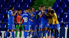 Jaime Mata (3R) scored twice as Getafe kept their Champions League dream alive