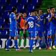 Jaime Mata (3R) scored twice as Getafe kept their Champions League dream alive