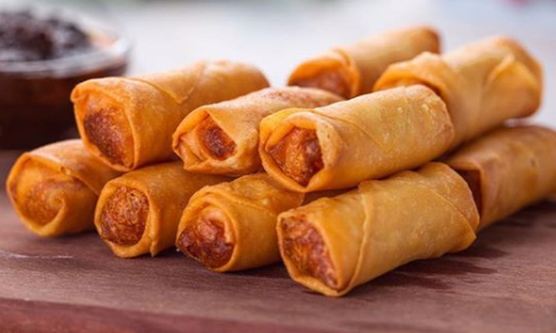 Shrimp spring rolls