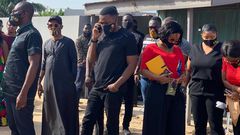 Despite Media group visit Kwadwo Waife's home after his sad sudden demise