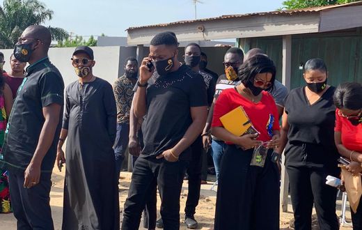 Despite Media group visit Kwadwo Waife's home after his sad sudden demise