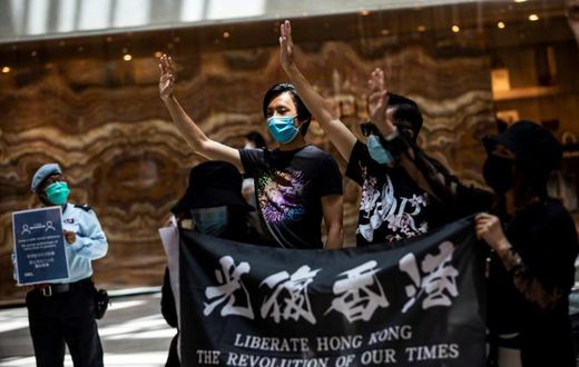 Semi-autonomous Hong Kong has been rocked by months of huge pro-democracy protests